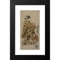 thumbnail image 2 of Nishimura Shigenaga 14x24 Black Modern Framed Museum Art Print Titled - Child Reaching for a Fishbowl (C. Mid 1720s), 2 of 5