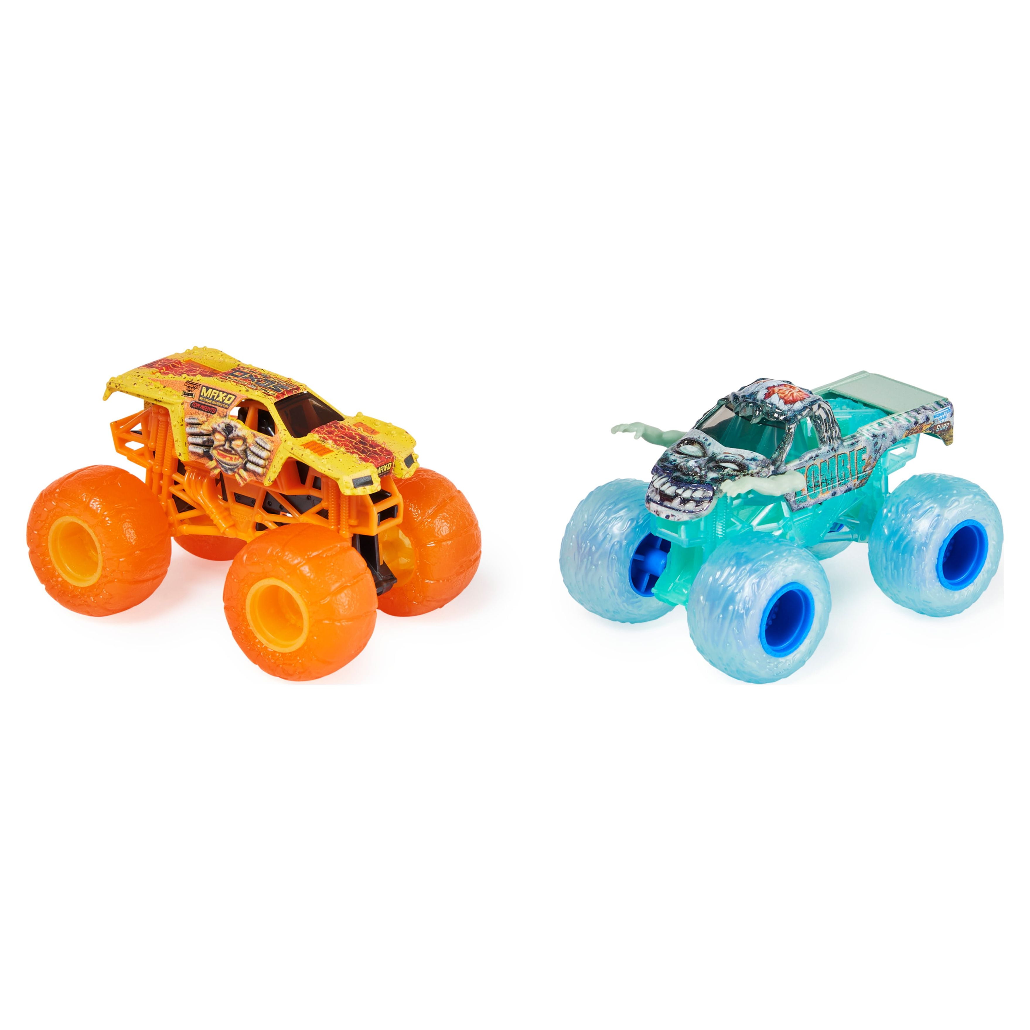 Monster Jam, Official Max D Earth Vs. Zombie Surf 1:64 Scale Die-Cast Monster Trucks, Kids Toys for Boys Ages 3 and up