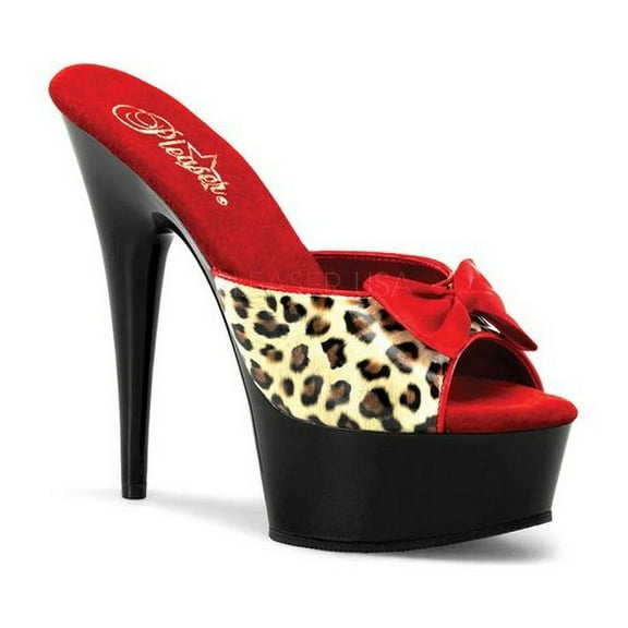 Women's Pleaser Delight 601-6 Leopard