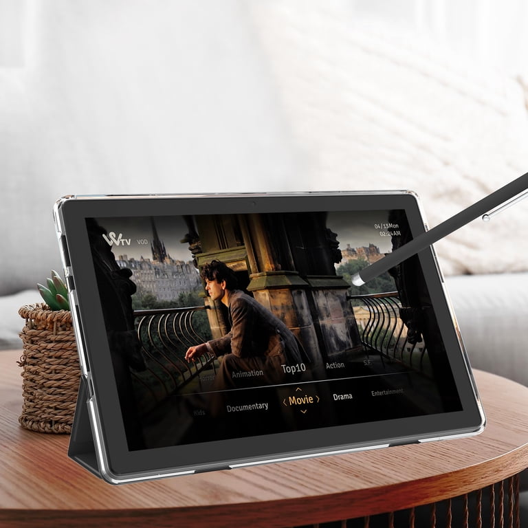 HDTABLET Android 15 Tablet, 10 inch, 12GB RAM + 64GB ROM, Quad