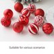thumbnail image 5 of 12 piezas de adornos de árbol de Navidad para decoración navideña, boda, 5 of 5