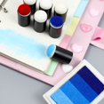 thumbnail image 4 of Almohadilla de tinta para manualidades, almohadilla de tinta para sellos de rodillo autoentintado de goma, álbum de papelería para álbum de recortes, decoración de papel, 4 of 4