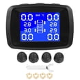 thumbnail image 1 of Monitor Lcd Del Encendedor De Cigarrillos Del Sistema De Control De La Presión De Los Neumáticos Del Coche Con 4 Sensores Externos Eigraketly VI003116-00, 1 of 7