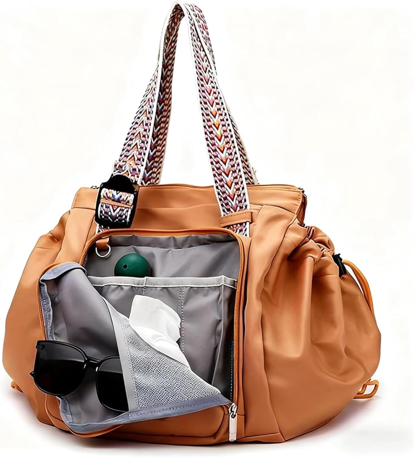 Everyday Bags for Women, Multifunctional Travel Organizer Bag with 15 Smart Compartments