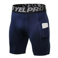 thumbnail image 1 of Praeter Compression Shorts for Men, Fitness Sports Running Training Shorts With Pockets Wicking Stretch, 1 of 8