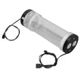 thumbnail image 4 of Black Red RGB Lighting Water Cooling Tank with Temperature Display - 210mm Cylinder, G1/4 Hole, 4 of 5