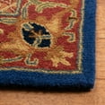 thumbnail image 3 of SAFAVIEH Heritage Tamaya Floral Area Rug, Blue/Red, 3' x 5', 3 of 7