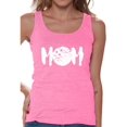 thumbnail image 1 of Women's MOM Bowling Mothering Graphic Tank Tops White Gift Idea for Sport Moms, 1 of 4