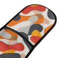 thumbnail image 2 of Dailycode Double Sided Oven Mitt with Loop Heat Resistant Kitchen Long Potholders 7" x 35" Minimalist Abstract Splashes, 2 of 6