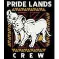 thumbnail image 2 of Boy's Lion King Simba & Nala Pride Lands Crew  Graphic Tee Black X Small, 2 of 5
