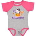 thumbnail image 3 of Inktastic My 1st Halloween with Unicorn Witch Girls Baby Bodysuit, 3 of 5