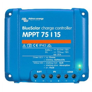  Victron Energy BlueSolar MPPT 100V 15 amp 12/24-Volt Solar  Charge Controller : Patio, Lawn & Garden