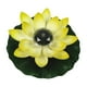 thumbnail image 5 of Lámpara flotante LED de loto artificial impermeable para piscina Amarillo, 5 of 9