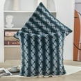 thumbnail image 4 of Home Soft Things Ballys Faux Fur 2 Piece Throw Pillow Cover Set - Deep Teal - 26" x 26", 4 of 8