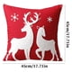 thumbnail image 2 of Cubiertas de Almohada de Navidad, Nuevo Lienzo de Algodón Bordado Ciervo Nieve Cojín de la Almohada de Navidad, Decoración Festiva Del Hogar para Sofá Cama Sillón, 2 of 3