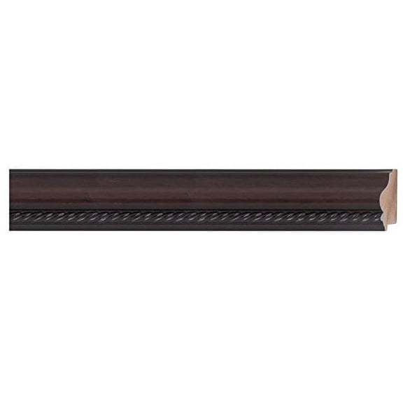 Picture Frame Moulding (Wood) 100Ft Bundle - Traditional Mahogany Finish - 2" Width - 1/2" Rabbet
