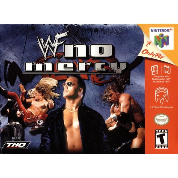 Restored WWF No Mercy - Nintendo 64