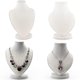 thumbnail image 4 of 2 uds. , joyería, busto, joyería, cadena, joyería, cadena, colre exhibición de joyería Hugo Busto de exhibición de joyería, 4 of 10