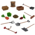 thumbnail image 2 of Ensemble de 13 Outils pour Enfants Truelle Fourche Tondeuse Ferme, 2 of 8