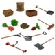 thumbnail image 2 of 13 piezas de herramientas de jardinería para niños, herramienta de , podadora de tenedor, de plástico, herramientas de plantación de, 2 of 9