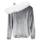 thumbnail image 4 of Blusa de manga larga de color liso para niñas de 4 a 14 años, 4 of 7