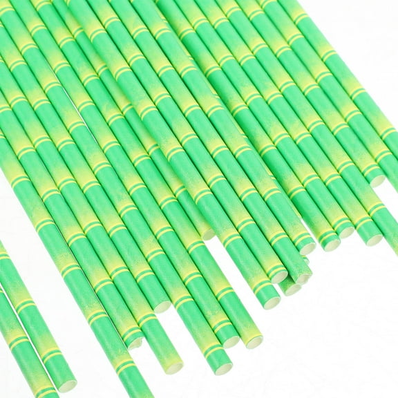 HOOWIFFY Paper Straw Sucker Green