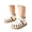 Beige-D, variant on LIIPEE Baby Girls Sandals Kids Casual Summer Flower Embroidered Crib Shoes Fashion Hollow Out Hook And Loop First Walkers Prewalkers Footwear,0-3 Months