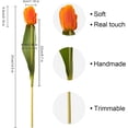 thumbnail image 3 of 20PCS Artificial Tulips Real Touch Faux Flower Moisturizing Tulips for Photography Ornaments Home Garden Wedding Party Decor Fake Flowers, 3 of 6
