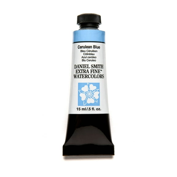 Daniel Smith Extra Fine Watercolor, 15 ml, Cerulean Blue