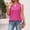 Hot Pink, variant on Sleeveless Shirts for Women Casual Summer V Neck Tank Tops Dressy Blouses Tunic With Loose Fit And Soft Fabric Black L