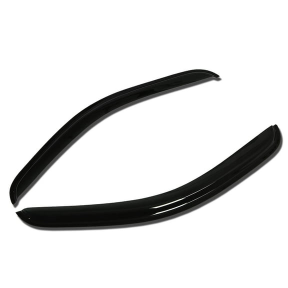DNA Motoring For 07-14 Silverado Sierra 2pcs Smoked Tint Side Window Visor Shade Sun Wind Rain Deflector