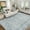 DT1024-BL, variant on DEORAB 8x10 Ultra-thin Area Rugs for Living Room Bedroom, Machine Washable Stain Resistant Non-Shed Carpet, Low Pile Mat with Non Slip Backing