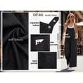 thumbnail image 4 of Cueply Women's Overalls Jumpsuits Casual Loose Adjustable Straps Wide Leg Long Pant with Pockets, 4 of 10