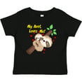 thumbnail image 3 of Inktastic My Aunt Loves Me Boys or Girls Baby T-Shirt, 3 of 5