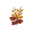 thumbnail image 4 of WRITWAA 12Pcs Simulated Maple Leaf Cane Photo Holder Fall Home Decor Orange Red Garden Decoration, 4 of 4