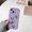 Purple, variant on Butterfly Case For iPhone 13 Mini, Cute Aesthetic Wavy Curly Frame, Glitter Bling Sparkle Clear Rubber Cover, Shockproof Protective Hybrid Soft TPU Slim Shell for Women Girls,Black