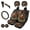 American Flag Deer Forest, variant on Garronmavis Hunting Camouflage Forest Car Seat Cover Full Set with Car Seat Headrest Cover+ Steering Wheel Cover+Auto Cup Pad+Handbrake & Gear Shift Knob Cover Fit for SUV Sedan Truck Van