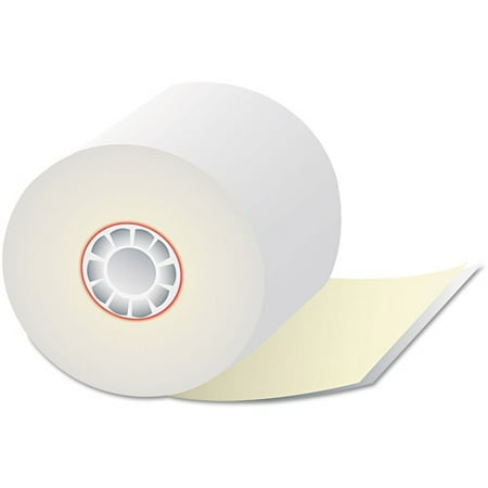 Quality Park Two-Ply Credit/Debit Verification Rolls, White/Canary
