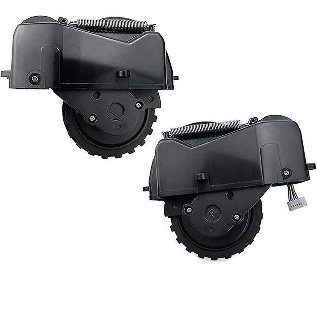 Sweeper Robot Aspirador Repuestos Rueda Izquierda Derecha Ruedas Compatible con 360 S6 Sweeper Robot, Accesorios De Reparación (Color: Negro),11 Feliz Sencillez