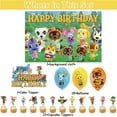 thumbnail image 4 of 32 PCS For Animal Crossing Theme Party Decorations,Includes 13 Cupcake Toppers,5*3ft Birthday Backdrop Decorations,18 Balloons,for Birthday Party Decorations Supplies, 4 of 7
