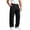 Black-pants, variant on Aezemi Men Straight Leg Running Pants Fashion Outdoor Elastic Waist Drawstring Workout Long Trousers with Pockets Winter Fall Sports Exercise Trendy Comfy Casual Bottoms M