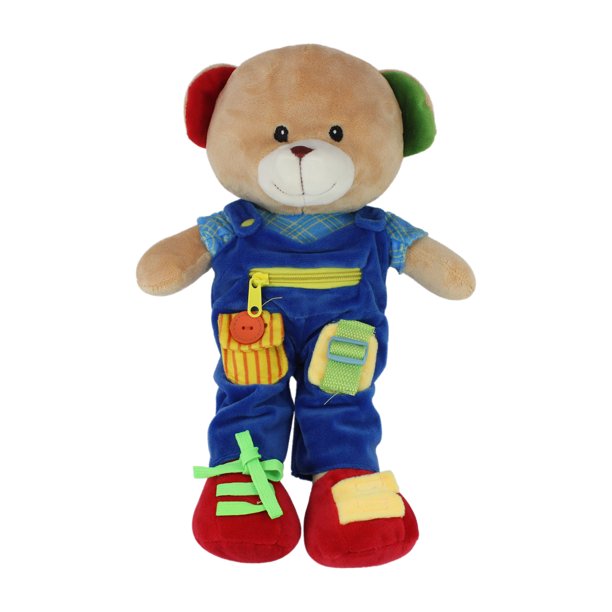 Educational Teddy Bear Plush Toy 16" For Teaching Basic Skills by MEK