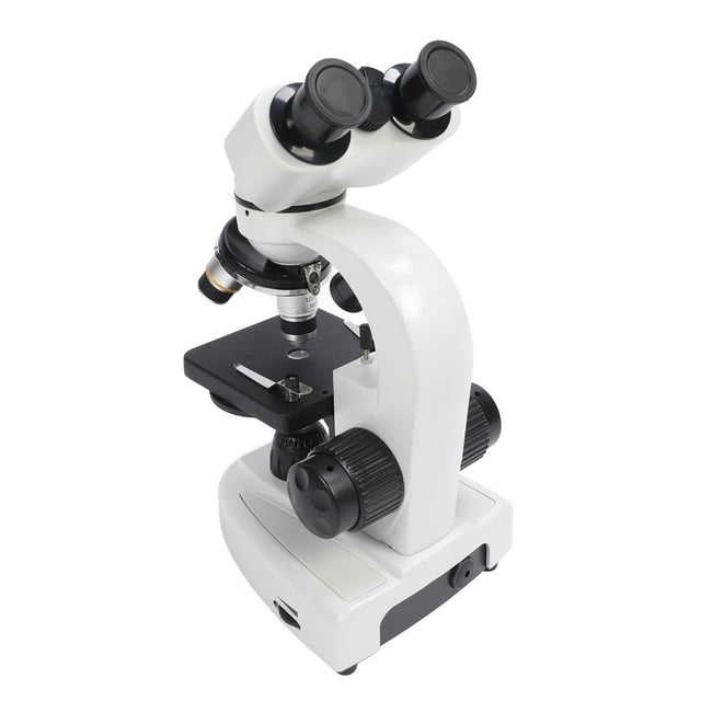 Microscopio Compuestomesto binocular 40x-5000X Ampliacia Iluminacia LED Oculares de Campo Amplio Cuerpo de Metal Microscopio Profesional Para Investigación Laboratorio