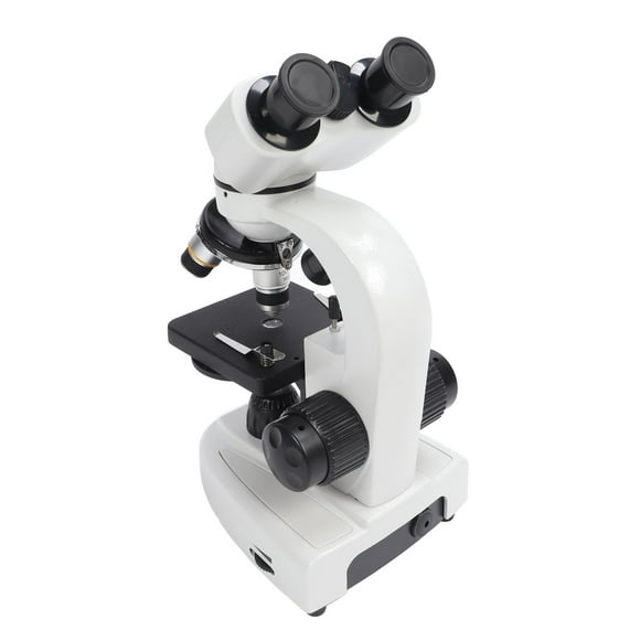Compound Binocular Microscope, 40X-5000X Binocular Compound Microscope with WF10X & WF50X Eyepieces, LED Illumination & Mechanical Stage, Biological Microscope for Adults & Student