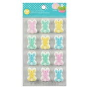ICING DECORATION PASTEL BUNNIES 12 PC