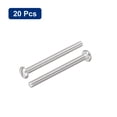 thumbnail image 3 of 304 Inoxidable Acero Máquina Tornillos, 20uds M5x55mm Ranurada Transmisión Unión Cabeza Tornillo Pernos, 3 of 5