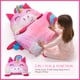 thumbnail image 3 of Saco de Dormir Infantil Joiedomi 152x69 cm con Estera de Unicornio de Peluche, 3 of 7