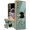 GreyBlue, variant on for Samsung A52 Case (Also for Samsung A52s Case) with Astronaut Stand, Women Girls for Galaxy A52 5G Cases, Girly Cute 6D Outer Space Heart Pattern Phone Cover for A52/A52s 6.5 Inch