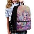 thumbnail image 2 of Uorisanigo Kids Backpack 17 Inch School Bag Backpack for Girls Boys, Cute Mermaid Scale Large Capacity Casual Basic Bookbag with Adjustable Padded Straps for School, Travel & Sports, 2 of 6