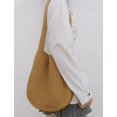 thumbnail image 3 of Kukuzhu Large Crochet Tote Bag for Women Casual Hobo Bag Shoulder Bag Retro Knitted Purses Handbag Beach Travel Tote Bag, 3 of 5